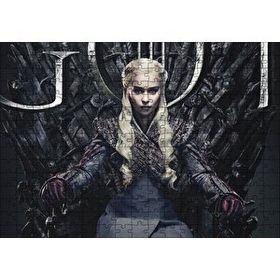 Cakapuzzle Game of Thrones Daenerys Targaryen Tahtta 120 Parça Ahşap Puzzle