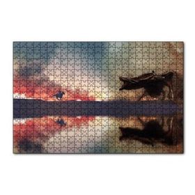 Cakapuzzle Game of Thrones Ejderhayla Savaş 120 Parça Ahşap Puzzle