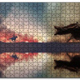 Cakapuzzle Game Of Thrones Ejderhayla Savaş Mdf 1000 Parça Puzzle