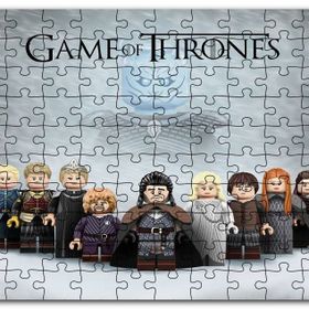 Cakapuzzle Game Of Thrones House Stark Özel Minifigürler Mdf 1000 Parça Puzzle