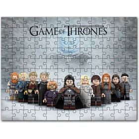Cakapuzzle Game Of Thrones House Stark Özel Minifigürler Mdf 1000 Parça Puzzle