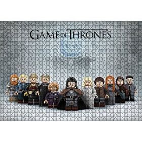 Cakapuzzle Game Of Thrones House Stark Özel Minifigürler Mdf 1000 Parça Puzzle
