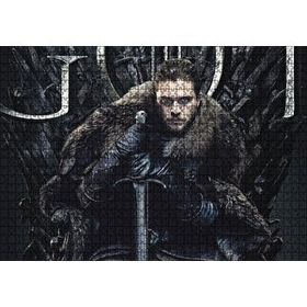 Cakapuzzle Game of Thrones Jon Snow Tahtta 120 Parça Ahşap Puzzle