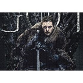 Cakapuzzle Game of Thrones Jon Snow Tahtta 120 Parça Ahşap Puzzle