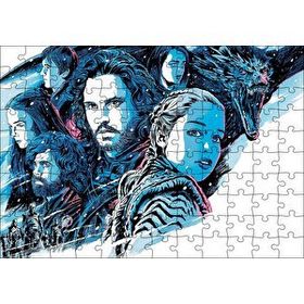 Cakapuzzle Game of Thrones Karakterleri Karikatürize 120 Parça Ahşap Puzzle