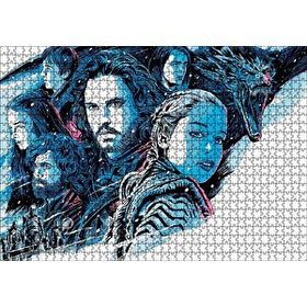 Cakapuzzle Game of Thrones Karakterleri Karikatürize 120 Parça Ahşap Puzzle