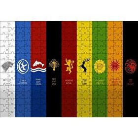 Cakapuzzle Game of Thrones Milletler Kompozisyon 120 Parça Ahşap Puzzle