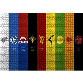 Cakapuzzle Game of Thrones Milletler Kompozisyon 120 Parça Ahşap Puzzle