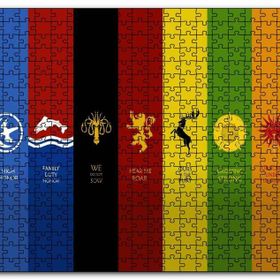 Cakapuzzle Game Of Thrones Milletler Kompozisyon Mdf 1000 Parça Puzzle