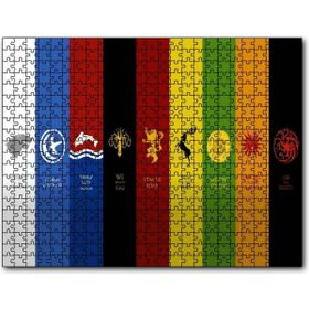 Cakapuzzle Game Of Thrones Milletler Kompozisyon Mdf 1000 Parça Puzzle
