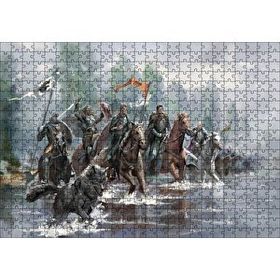Cakapuzzle Game Of Thrones Savaşı Animasyon Görseli 120 Parça Ahşap Puzzle
