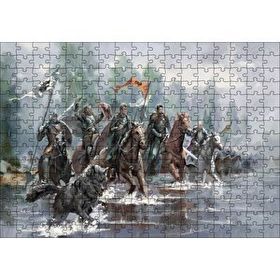 Cakapuzzle Game Of Thrones Savaşı Animasyon Görseli 120 Parça Ahşap Puzzle