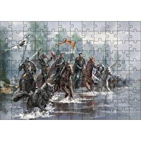 Cakapuzzle Game Of Thrones Savaşı Animasyon Görseli 120 Parça Ahşap Puzzle