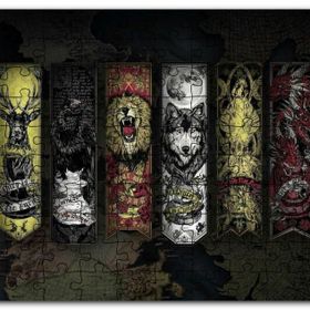 Cakapuzzle Game Of Thrones Televizyon Dizisi Görseli Mdf 500 Parça Puzzle