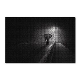 Cakapuzzle Gece Otoyol Sis ve Fil 120 Parça Ahşap Puzzle