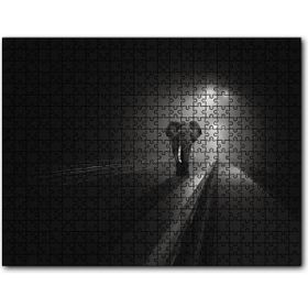 Cakapuzzle Gece Otoyol Sis ve Fil Ahşap 500 Parça Puzzle