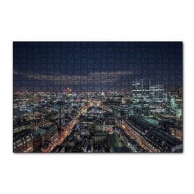 Cakapuzzle Gece Şehir Manzarası 120 Parça Ahşap Puzzle