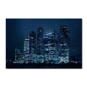Cakapuzzle Gece ve Gökdelenler 120 Parça Ahşap Puzzle