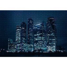Cakapuzzle Gece ve Gökdelenler 120 Parça Ahşap Puzzle