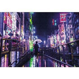 Cakapuzzle Gecede Uzak Doğu Şehri Mdf 120 Parça Puzzle