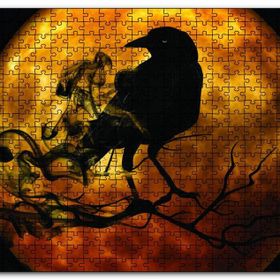 Cakapuzzle Gecedeki Ay Karga Fantastik Ahşap 500 Parça Puzzle