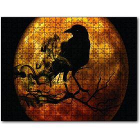 Cakapuzzle Gecedeki Ay Karga Fantastik Ahşap 500 Parça Puzzle