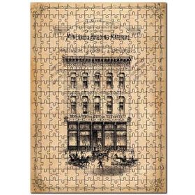 Cakapuzzle Geçmişte Reklam Afişi Görseli Mdf 1000 Parça Puzzle