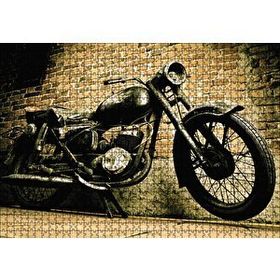 Cakapuzzle Geçmişten Motorsiklet 120 Parça Ahşap Puzzle