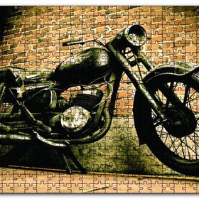Cakapuzzle Geçmişten Motorsiklet Ahşap 255 Parça Puzzle