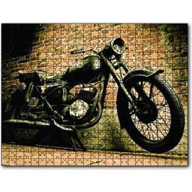 Cakapuzzle Geçmişten Motorsiklet Ahşap 500 Parça Puzzle