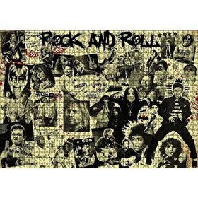 Cakapuzzle Geçmişten Rock Yıldızları 120 Parça Ahşap Puzzle