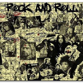Cakapuzzle Geçmişten Rock Yıldızları Mdf 120 Parça Puzzle