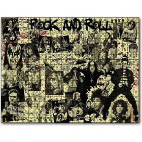 Cakapuzzle Geçmişten Rock Yıldızları Mdf 120 Parça Puzzle