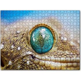 Cakapuzzle Geko Kertenkelesi Gözü Makro Çekim Mdf 1000 Parça Puzzle
