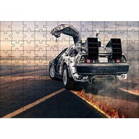 Cakapuzzle Geleceğe Dönüş Deloreanın Dönüşü 120 Parça Ahşap Puzzle