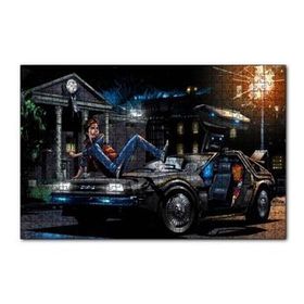 Cakapuzzle Geleceğe Dönüş Marty İllüstrasyon Görseli 120 Parça Ahşap Puzzle