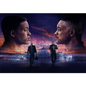 Cakapuzzle Gemini Man Will Smith Two Faces Ahşap 500 Parça Puzzle