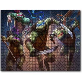 Cakapuzzle Genç Mutant Ninca Kablumbağalar Görseli Mdf 1000 Parça Puzzle