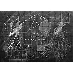 Cakapuzzle Geometri 120 Parça Ahşap Puzzle