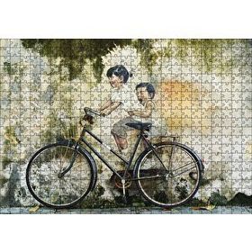 Cakapuzzle Gerçek Sanal Duvar Resmi Çocuklar 120 Parça Ahşap Puzzle