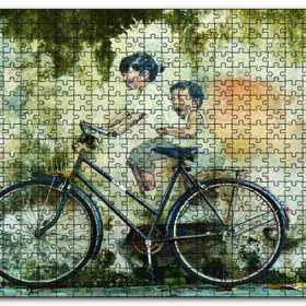 Cakapuzzle Gerçek Sanal Duvar Resmi Çocuklar Mdf 120 Parça Puzzle