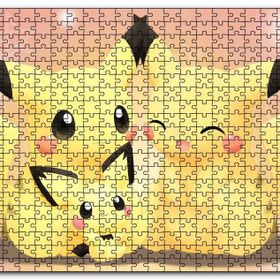 Cakapuzzle Gerçekten Sevimli Pichu Görseli Mdf 120 Parça Puzzle