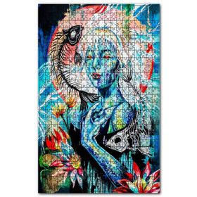 Cakapuzzle Gerçeküstü Resimler Balık Burcu Görseli Ahşap 1000 Parça Puzzle