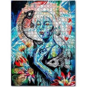 Cakapuzzle Gerçeküstü Resimler Balık Burcu Görseli Ahşap 1000 Parça Puzzle