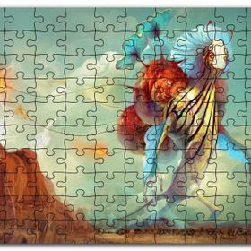 Cakapuzzle Gerçeküstü Sanat Fantastik Yaratık Animasyon Mdf 120 Parça Puzzle