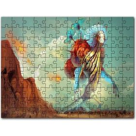 Cakapuzzle Gerçeküstü Sanat Fantastik Yaratık Animasyon Mdf 120 Parça Puzzle