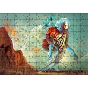 Cakapuzzle Gerçeküstü Sanat Fantastik Yaratık Animasyon Mdf 120 Parça Puzzle