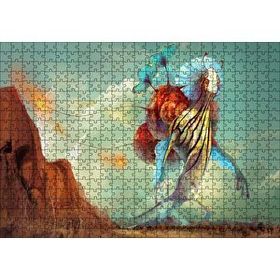 Cakapuzzle Gerçeküstü Sanat Fantastik Yaratık Animasyon Mdf 500 Parça Puzzle