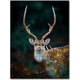 Cakapuzzle Geyik Boynuzlarının Simetrisi Ahşap 500 Parça Puzzle