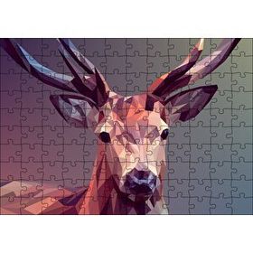 Cakapuzzle Geyik Dijital Mozaik 120 Parça Ahşap Puzzle